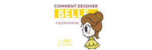 Comment dessiner princesse Belle en Kawaii
