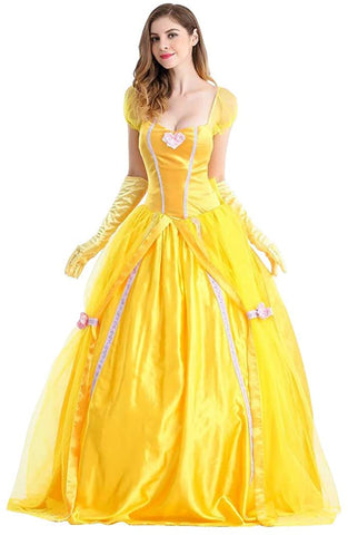 Robe Déguisement Belle La belle et la bête Disney Store taille 7-8 ans  jaune de luxe - Déguisements/Taille 7 à 10 ans - La Boutique Disney