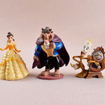 Ensemble Figurines la Belle et la Bête 6 pièces