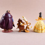 Ensemble Figurines la Belle et la Bête 6 pièces