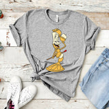 T Shirt Lumière la Belle et la Bête