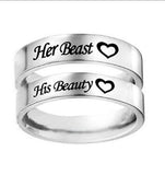 Bague Couple Beauty & Beast