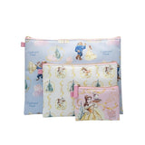 Lot de 3 pochettes la Belle et la Bête