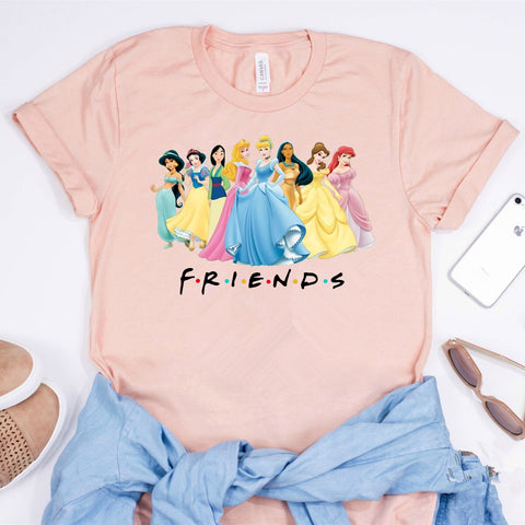T-Shirt la Belle et la Bête Princesses Friends