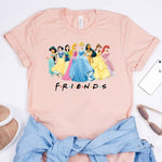 T-Shirt la Belle et la Bête Princesses Friends