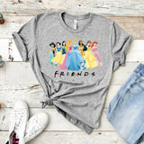 T-Shirt la Belle et la Bête Princesses Friends