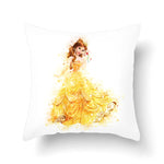 Coussin Princesse Belle Aquarelle