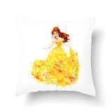 Coussin Princesse Belle Aquarelle