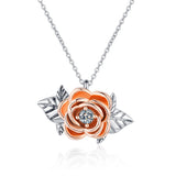 Pendentif Rose Fleur