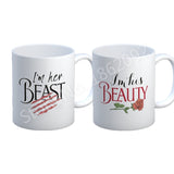 Mugs assortis la Belle et la Bête