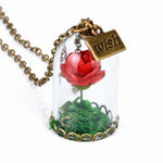 Collier Pendentif Rose Wish